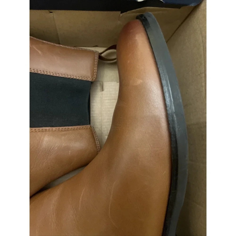 Cole Haan Men's Grand+ British Leather Chelsea Boots C37859 Brown Size 10.5